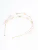 Small Pink Flower Gold Headband sold by lovisa