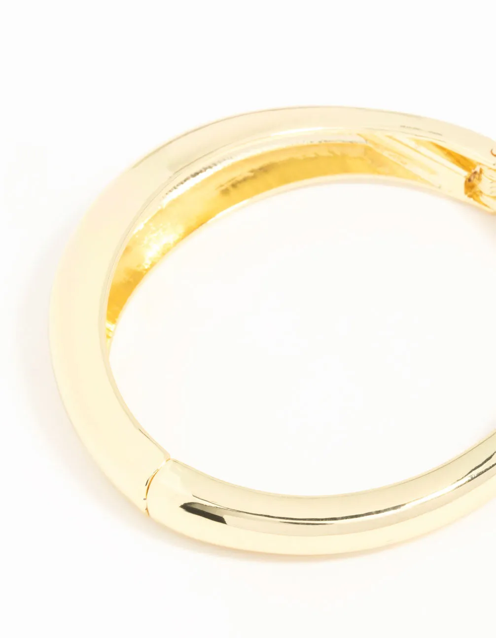 Gold Plated Bold Hinge Bangle sold by lovisa product image thumbnail 3