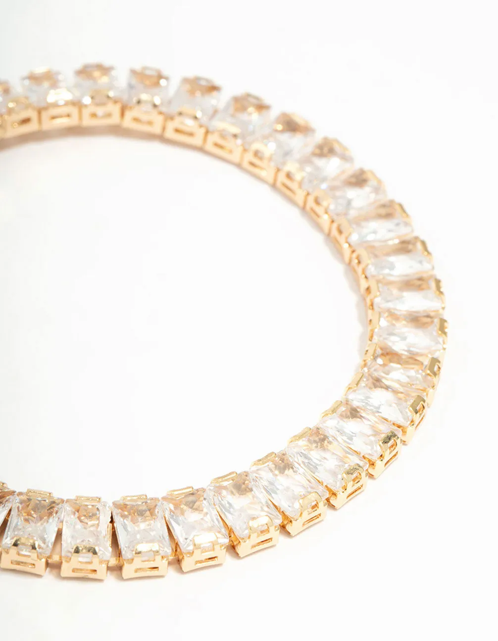 Gold Cubic Zirconia Tennis Bracelet sold by lovisa product image thumbnail 2