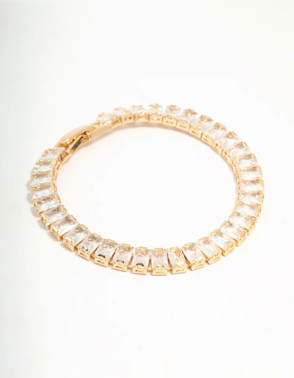 Gold Cubic Zirconia Tennis Bracelet sold by lovisa