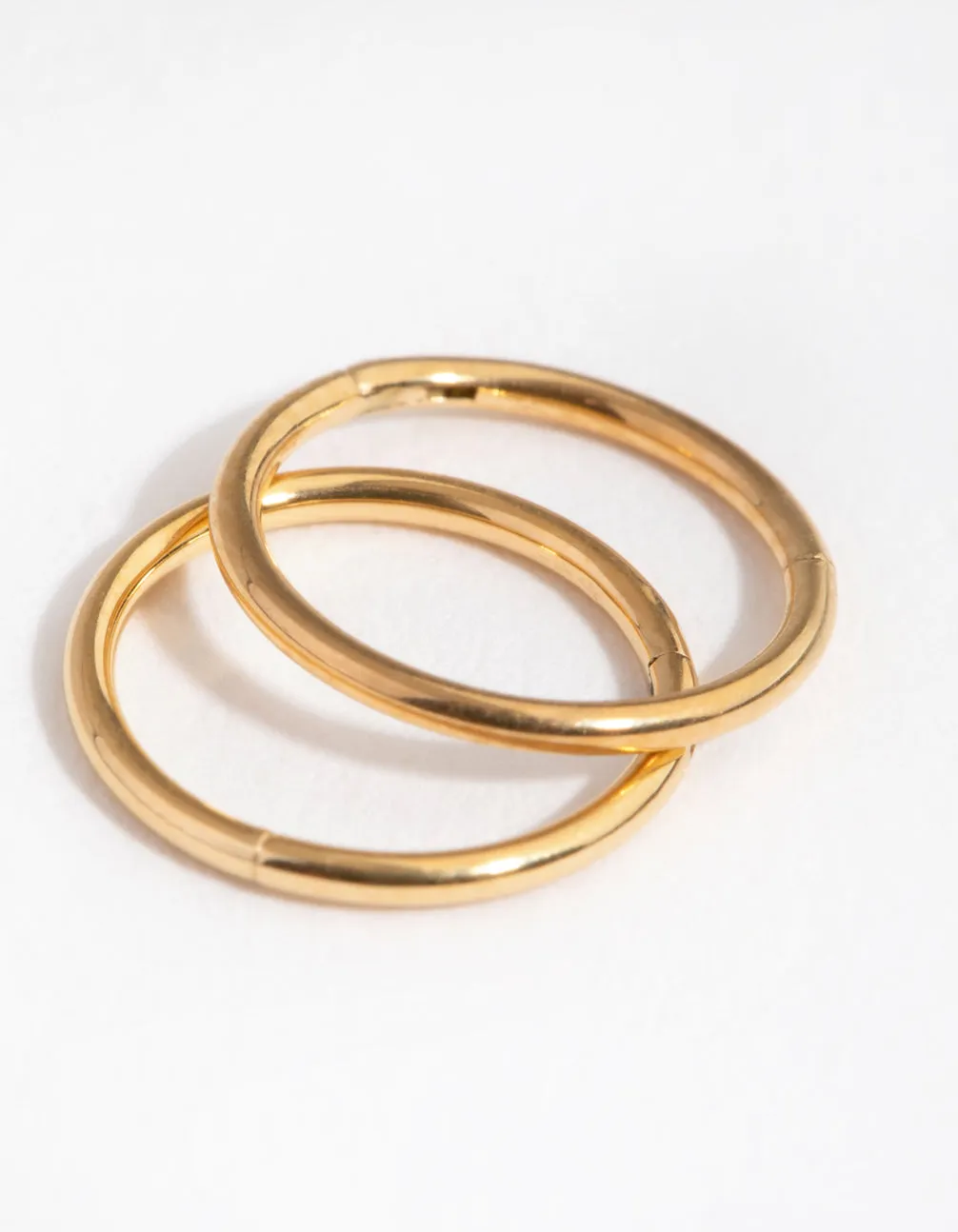 Gold Plated Surgical Steel Sleeper Earrings 8MM sold by lovisa product image thumbnail 3