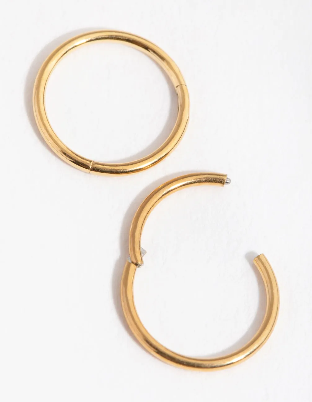 Gold Plated Surgical Steel Sleeper Earrings 8MM sold by lovisa product image thumbnail 2