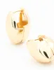 Gold Plated Pointed Huggie Earrings sold by lovisa