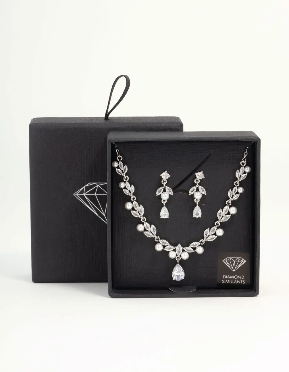 Silver Cubic Zirconia & Pearl Jewellery Set sold by lovisa product image thumbnail 3