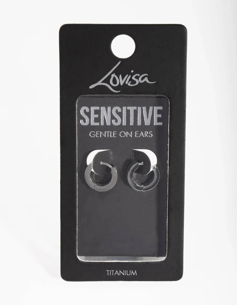 Surgical Steel Wide Huggie Hoop Earrings sold by lovisa product image thumbnail 3