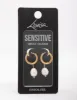 Gold Plated Surgical Steel Classic Freshwater Pearl Hoop Earrings sold by lovisa