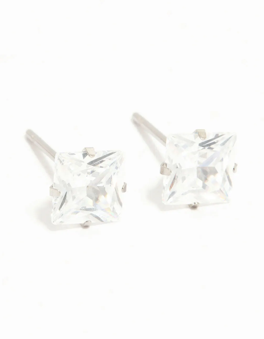 Waterproof Diamante Stainless Steel Stud Earrings sold by lovisa