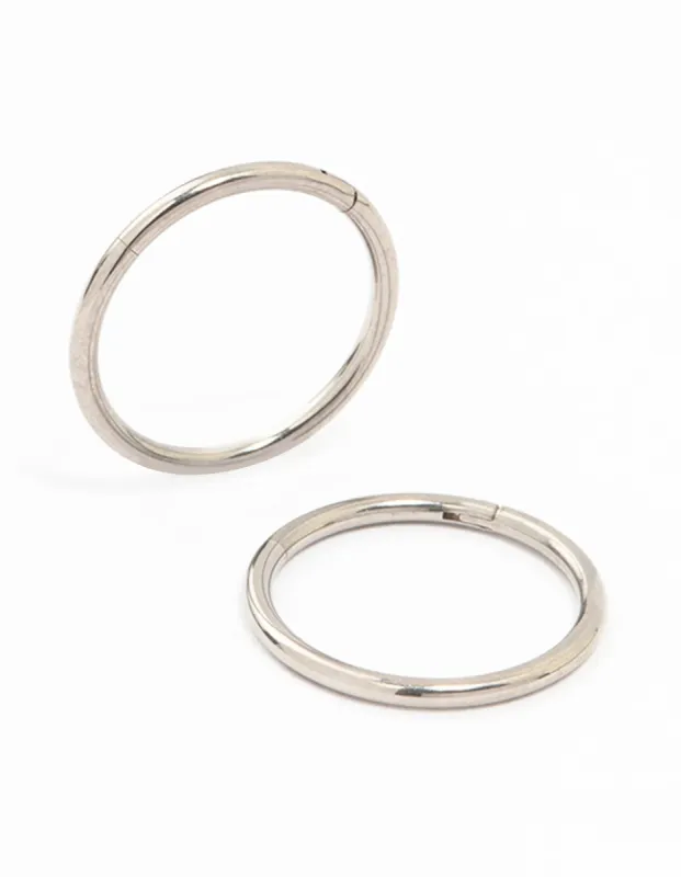Titanium Sleeper Earrings 12MM sold by lovisa