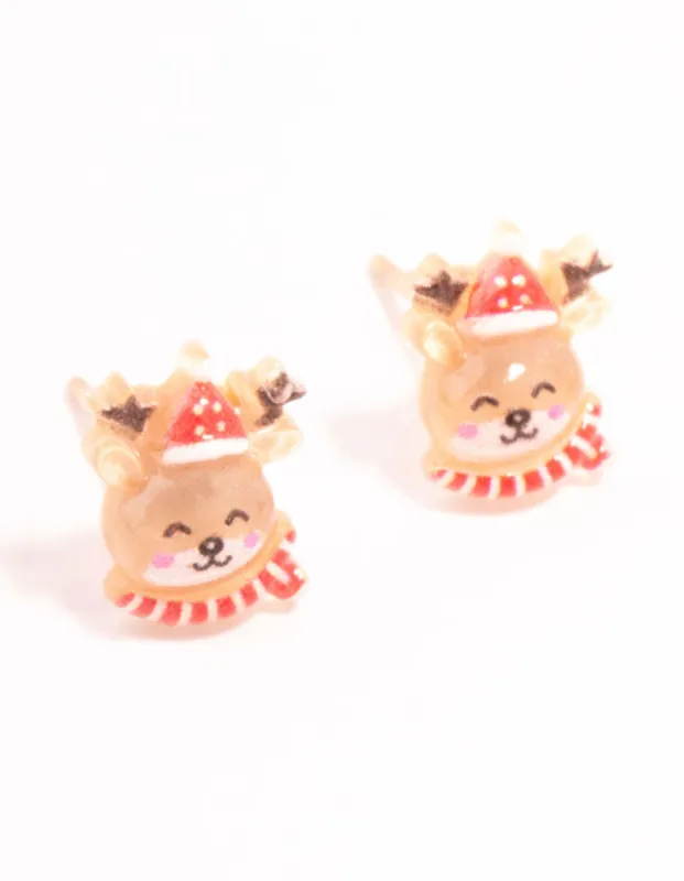 Jelly Reindeer Stud Earrings sold by lovisa
