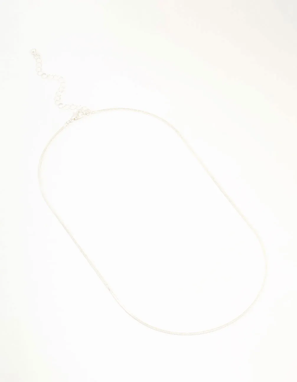 Silver Box Chain Necklace sold by lovisa product image thumbnail 2