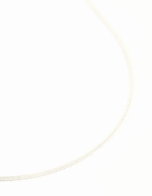 Silver Box Chain Necklace sold by lovisa