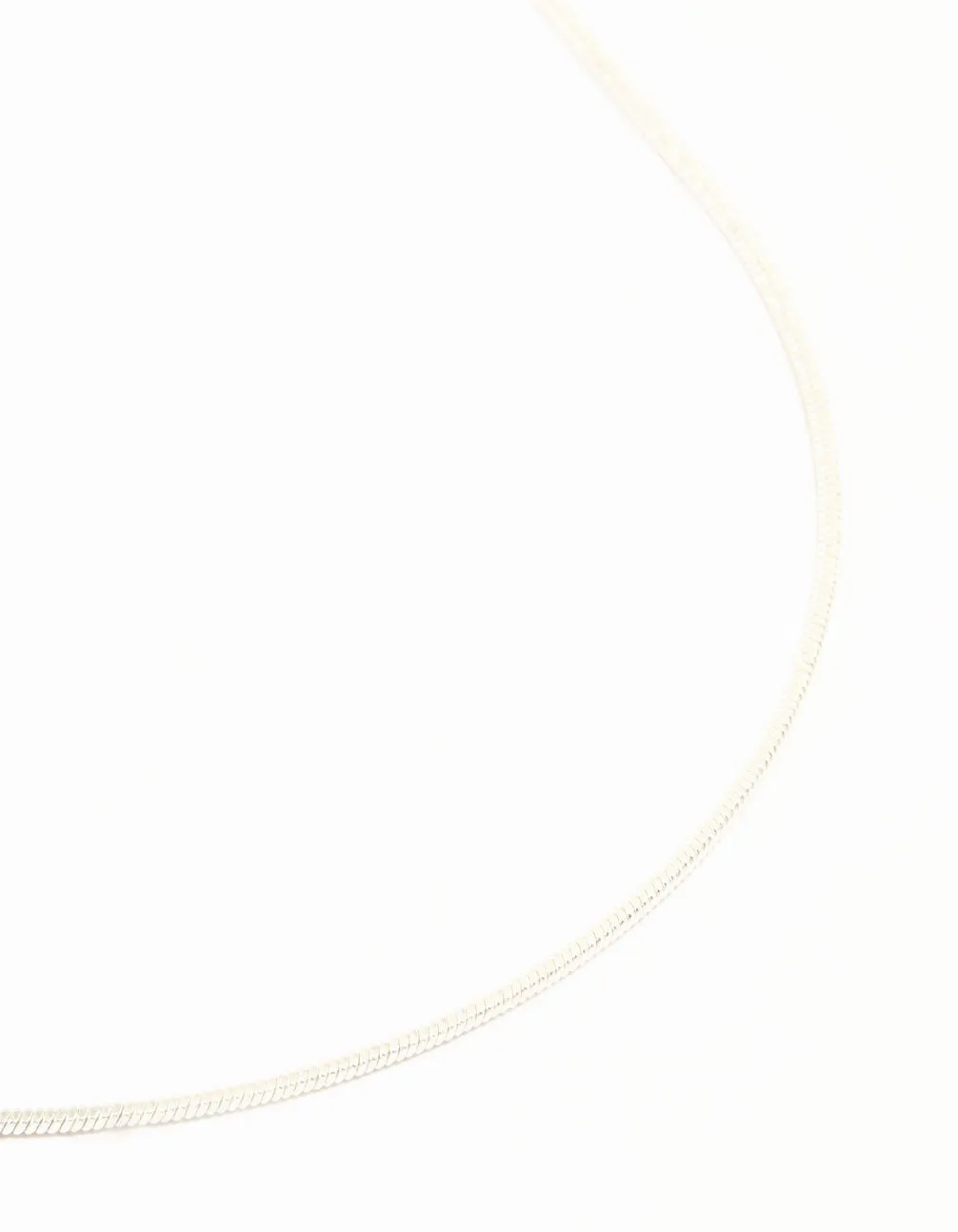 Silver Box Chain Necklace sold by lovisa