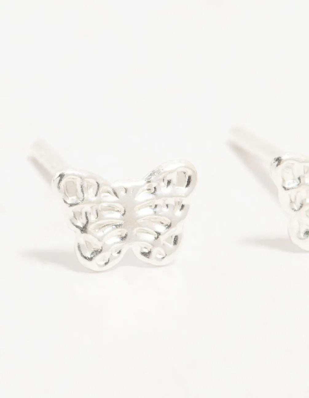 Sterling Silver Butterfly Stud Earrings sold by lovisa product image thumbnail 2