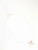 Rose Gold Pearl Bow Necklace sold by lovisa