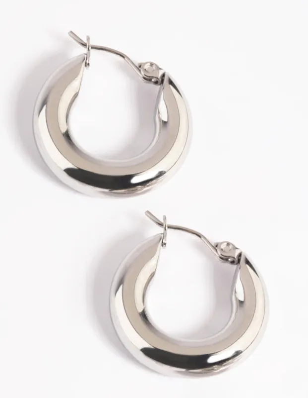 Surgical Steel Chunky Hoop Earrings sold by lovisa