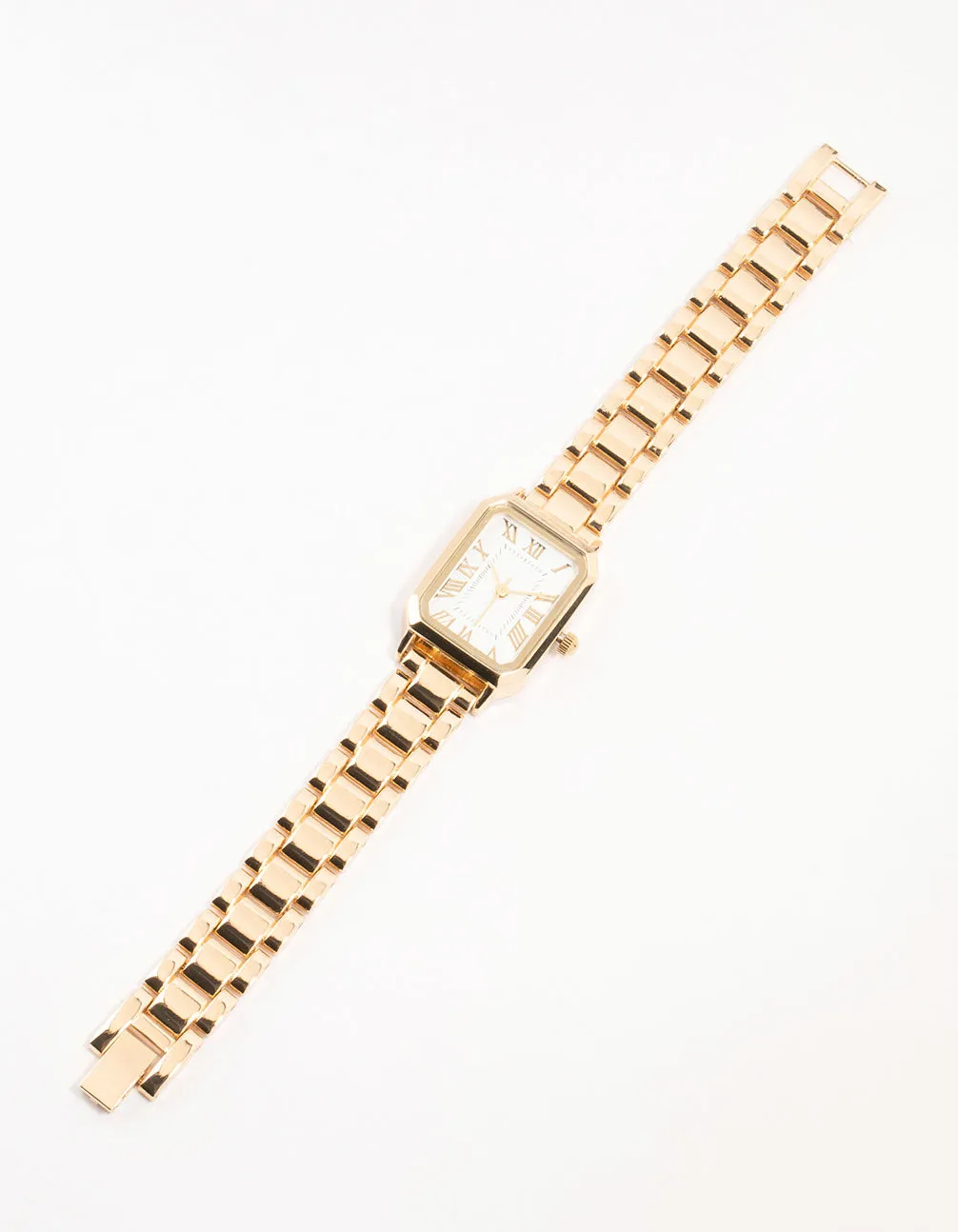 Gold Roman Numerals Rectangle Watch sold by lovisa product image thumbnail 2