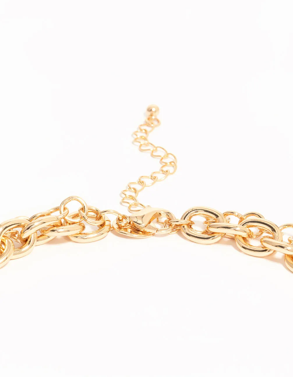 Gold Layered Heart Charm Necklace sold by lovisa product image thumbnail 3