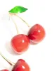 Red Double Cherry Drop Gold Earrings sold by lovisa