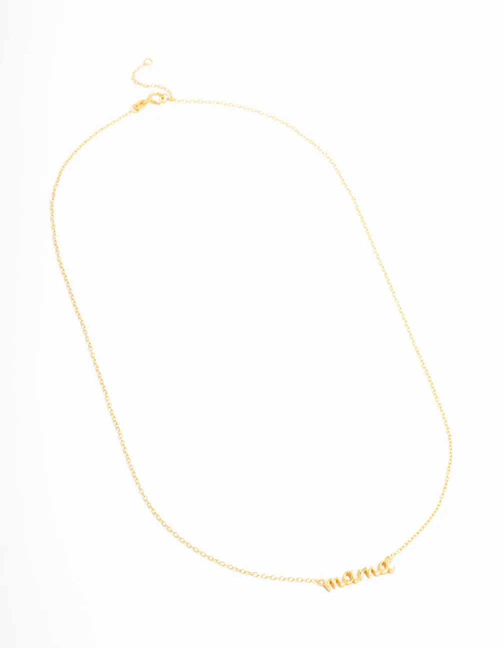 Gold Plated Sterling Silver Mama Necklace sold by lovisa product image thumbnail 4