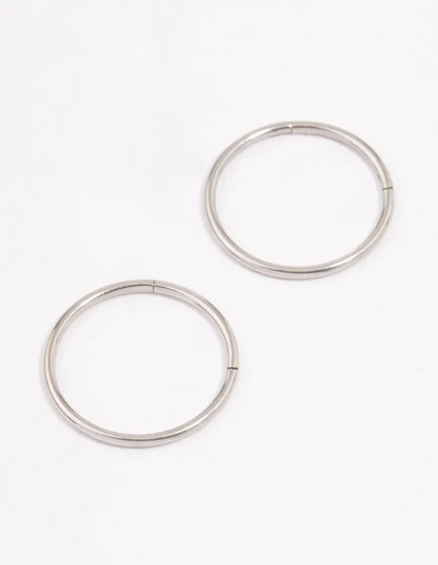 Surgical Steel Sleeper Hoop Earrings 16mm sold by lovisa