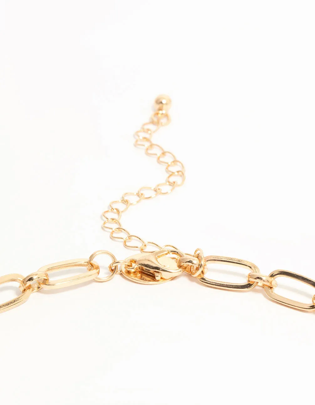 Gold Pearl & Seashell Charm Necklace sold by lovisa product image thumbnail 5