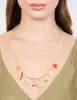 Gold Plated Chili & Cherry Charm Necklace sold by lovisa