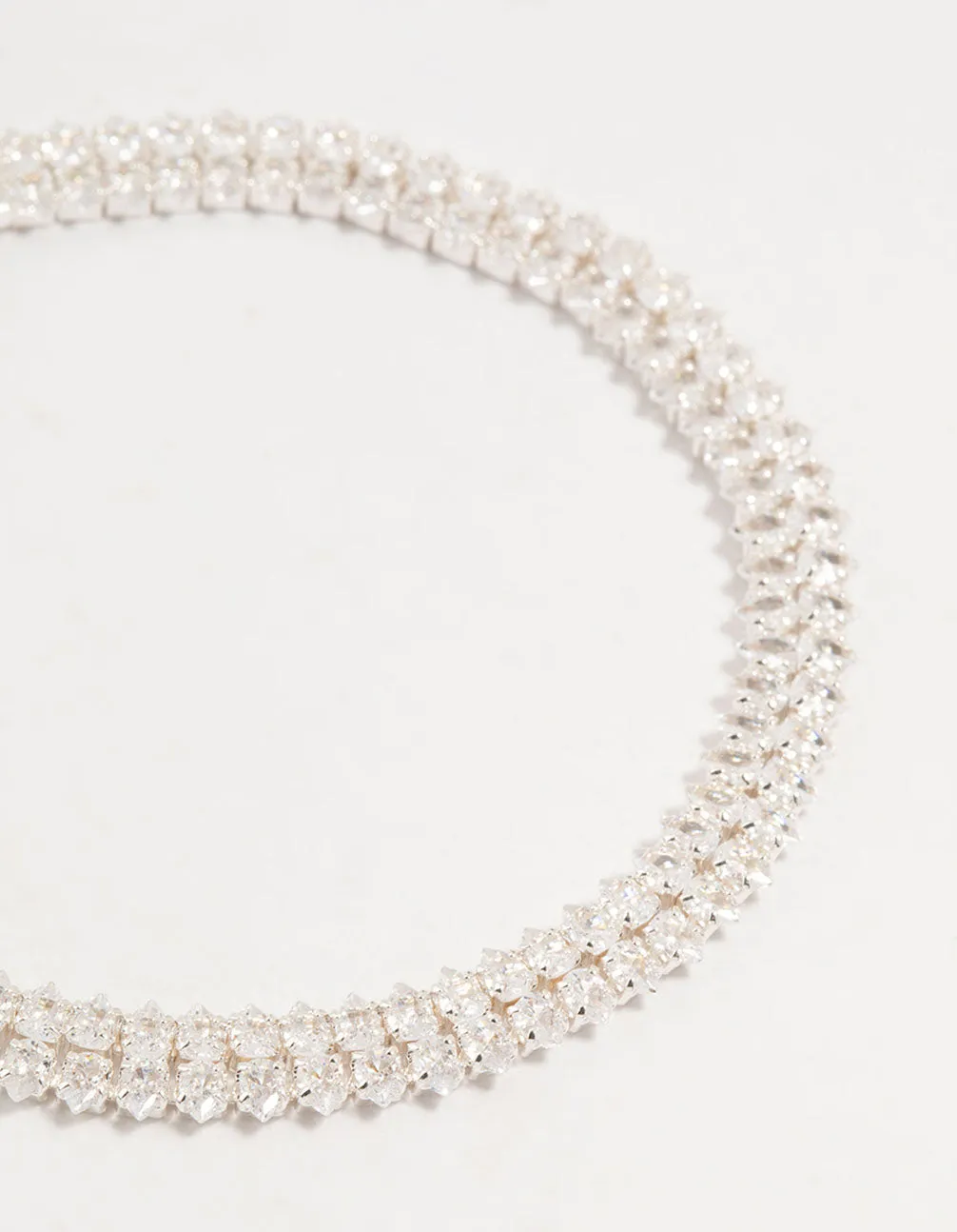 Silver Fine Cubic Zirconia Cupchain Bracelet sold by lovisa product image thumbnail 2