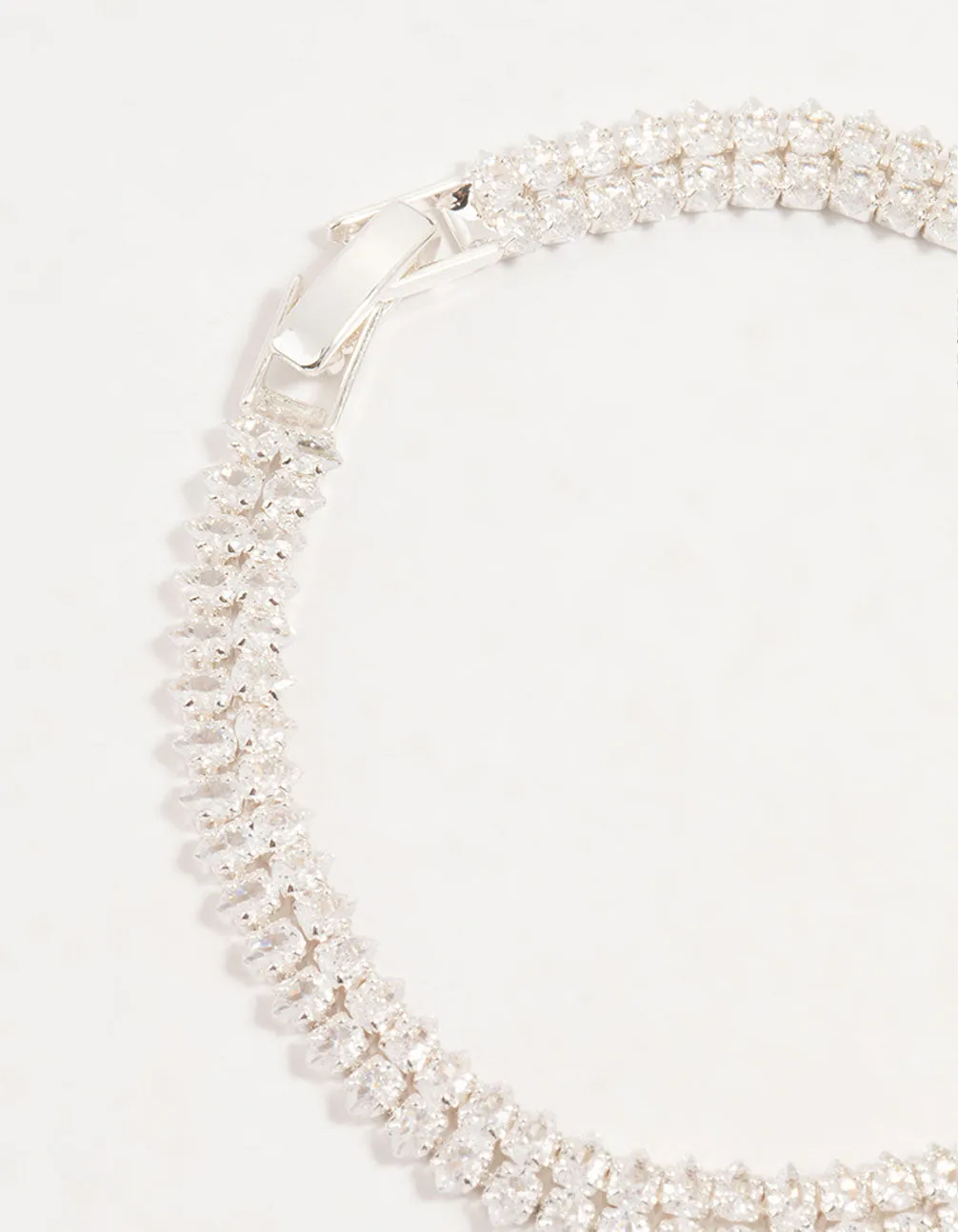 Silver Fine Cubic Zirconia Cupchain Bracelet sold by lovisa product image thumbnail 3