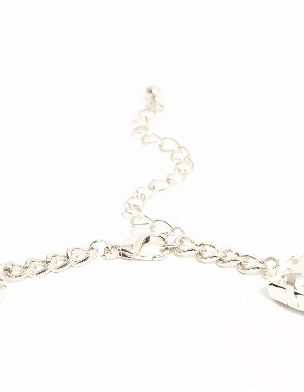 Silver Diamante Choker Necklace sold by lovisa product image thumbnail 5