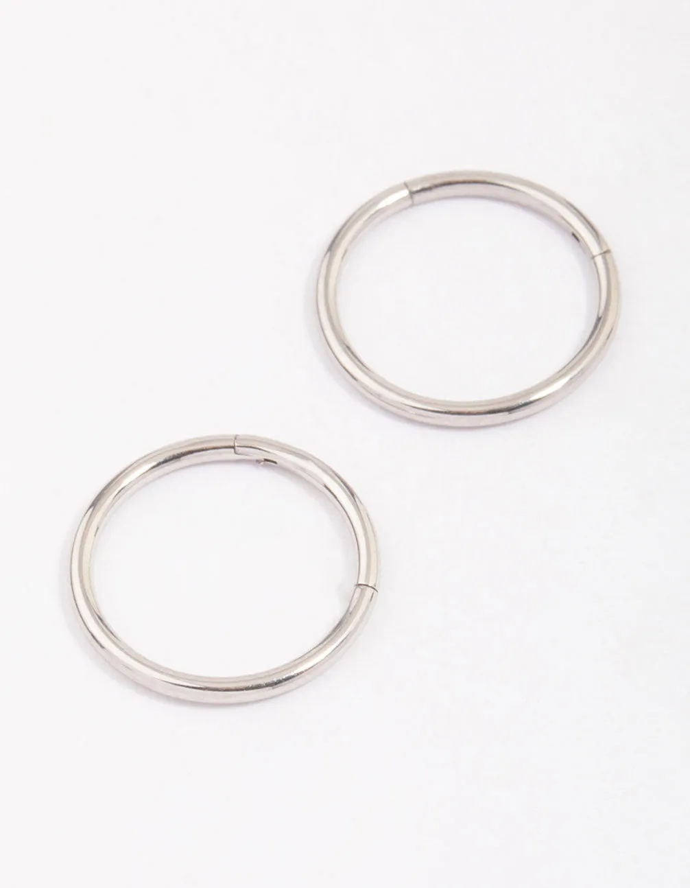 Surgical Steel Sleeper Hoop Earrings 12mm sold by lovisa