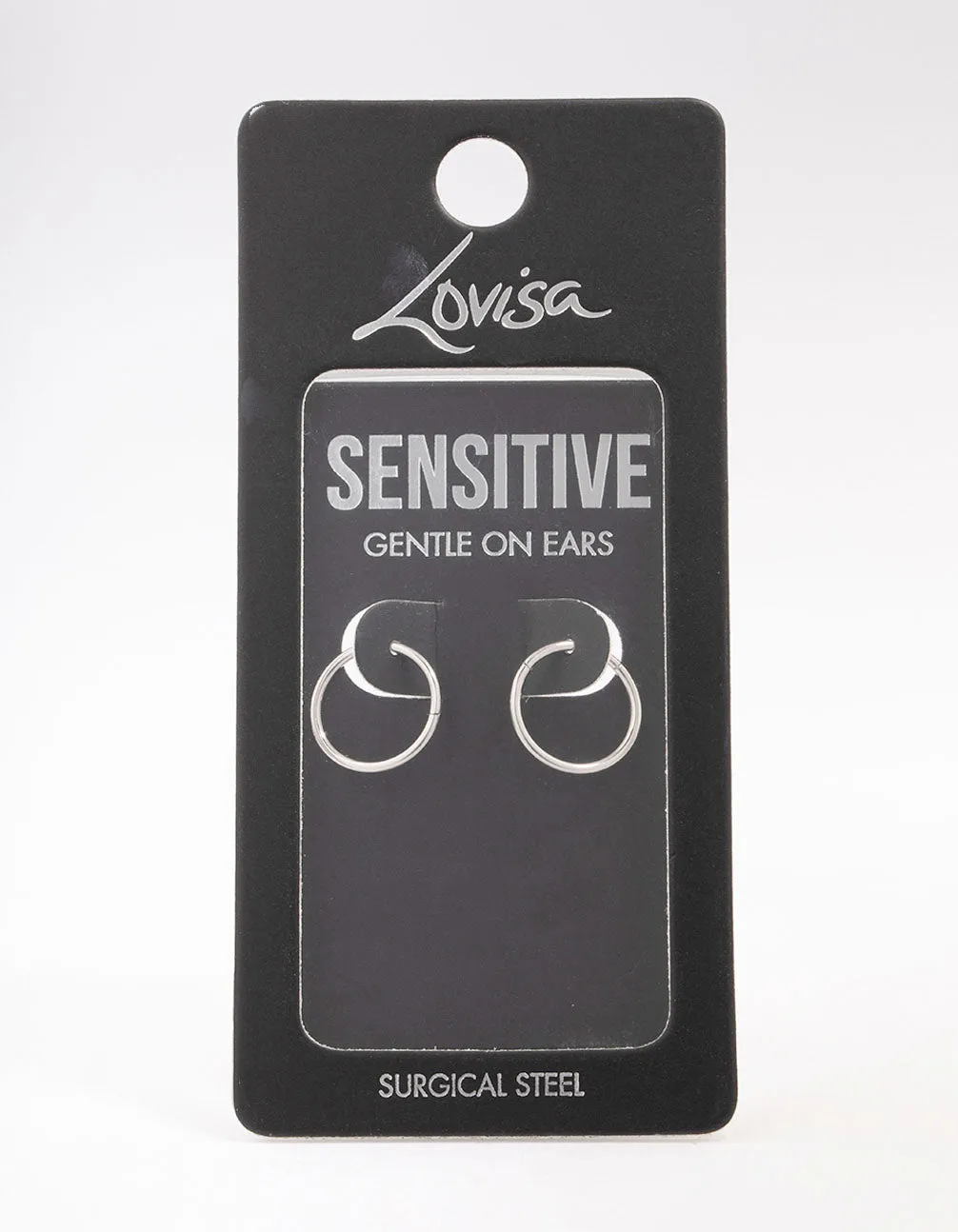 Surgical Steel Sleeper Hoop Earrings 12mm sold by lovisa product image thumbnail 3