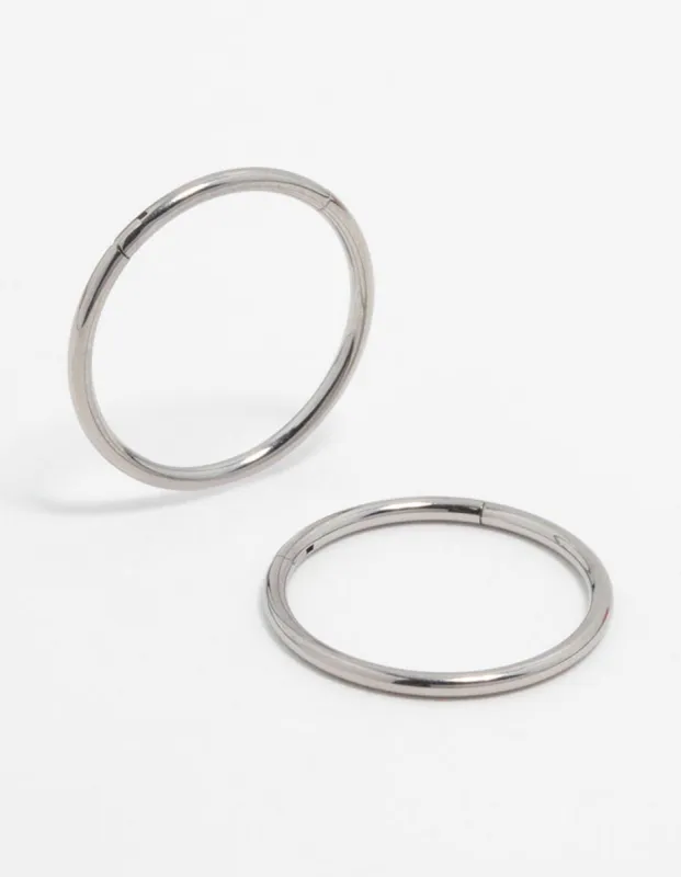 Titanium Sleeper Earrings 12 mm sold by lovisa