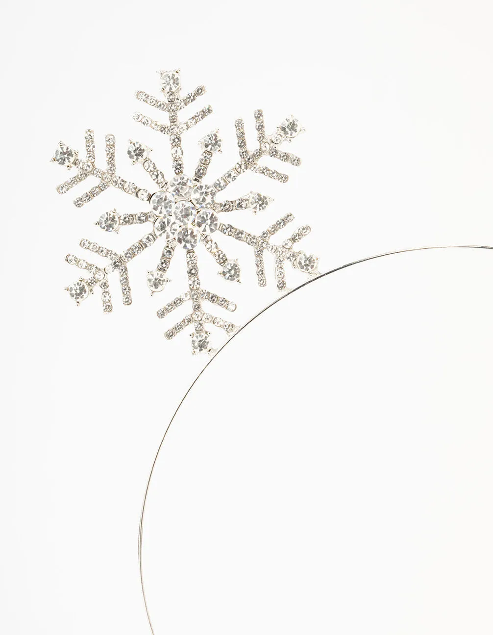 Rhodium Diamante Snowflake Headband sold by lovisa product image thumbnail 2