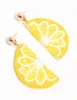 Yellow Beaded Lemon Drop Earrings sold by lovisa