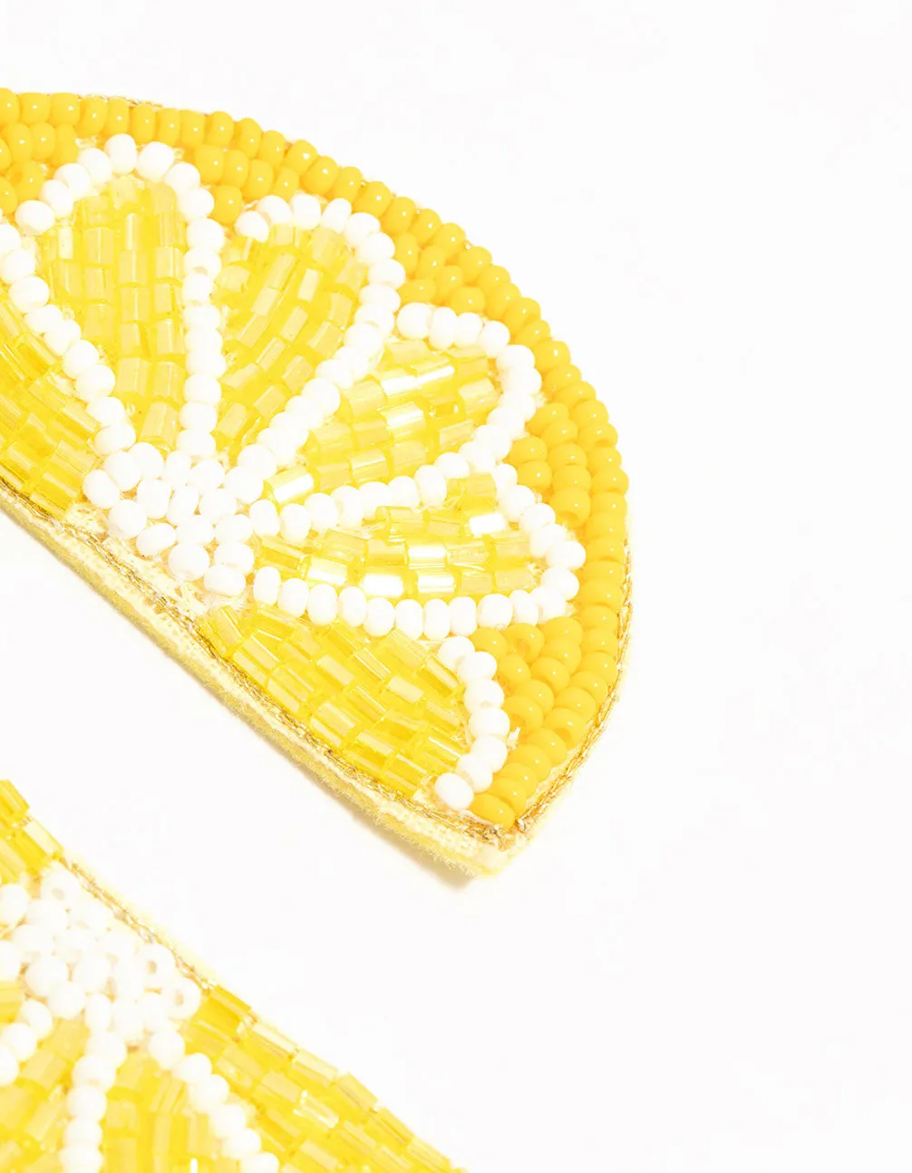 Yellow Beaded Lemon Drop Earrings sold by lovisa product image thumbnail 5
