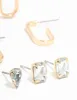 Gold Hoop & Diamante Stud Earrings 8-Pack sold by lovisa