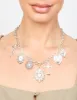 Silver Heart & Cross Charm Necklace sold by lovisa