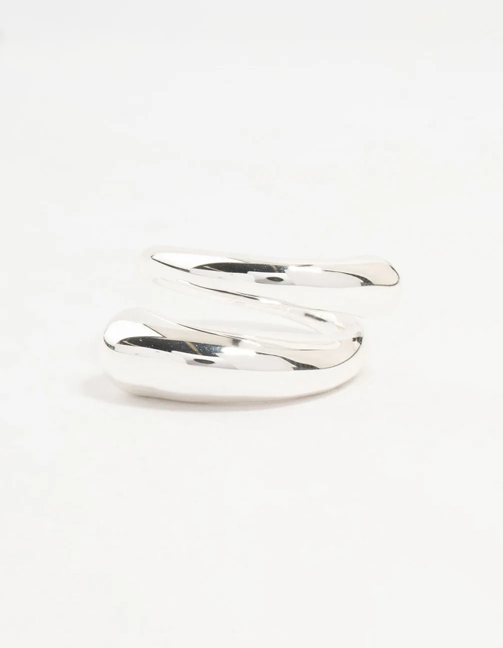 Silver Plated Slim Wrapped Ring sold by lovisa product image thumbnail 2