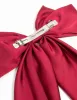 Red Satin Fabric Bow Drop Clip sold by lovisa