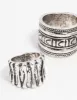 Antique Silver Turquoise Rings 3-Pack sold by lovisa
