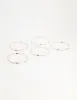 Rose Gold Twisted Bangles 5-Pack sold by lovisa