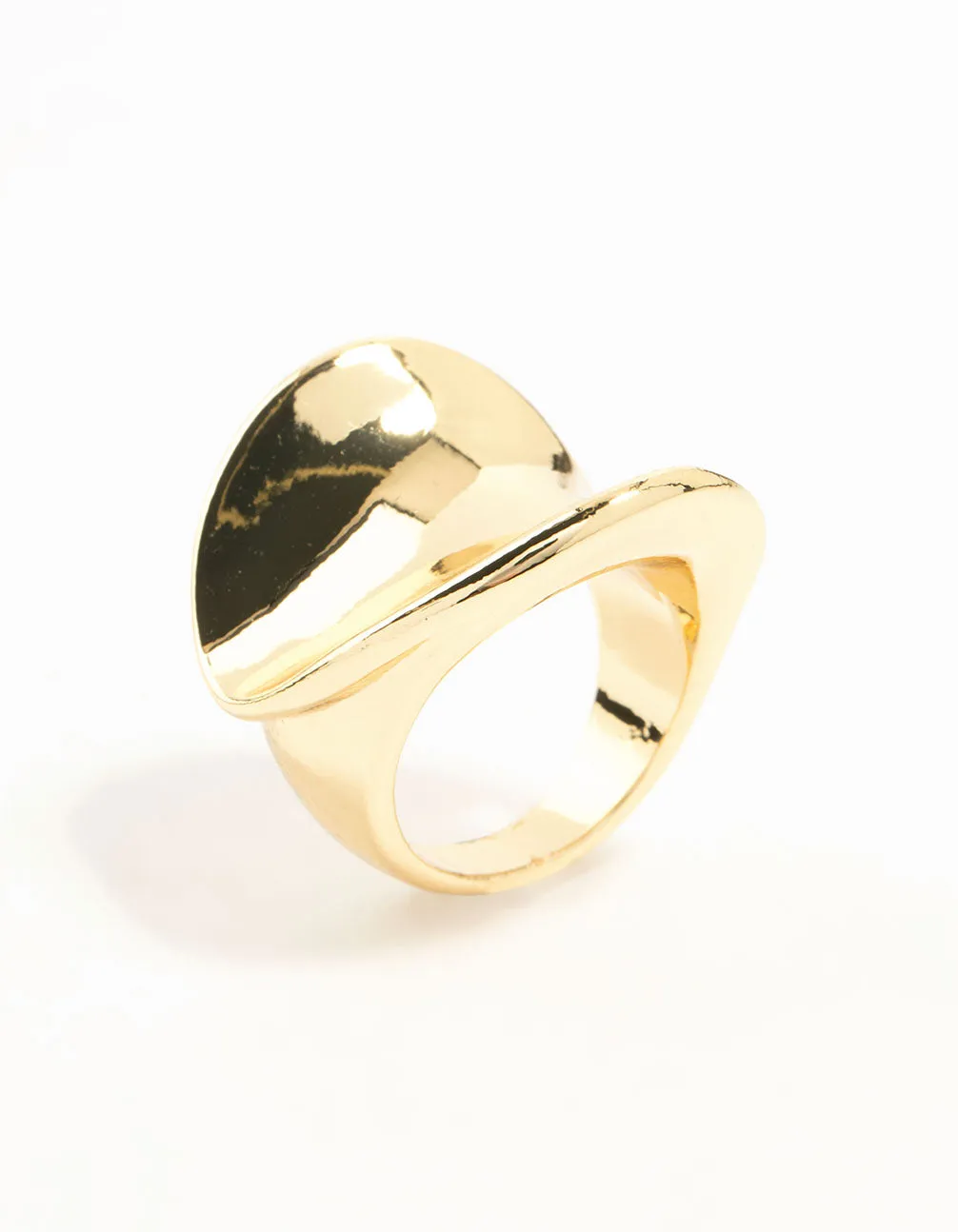 Gold Plated Statement Wave Ring sold by lovisa product image thumbnail 3