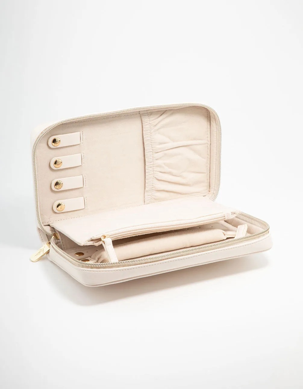 Cream PU Leather Wallet Jewellery Case sold by lovisa product image thumbnail 2