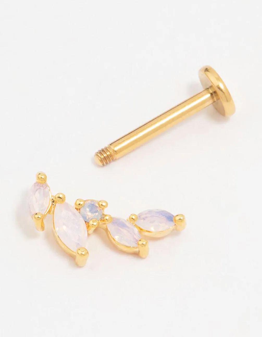 Gold Plated Surgical Steel Marquise Crawler Flat Back sold by lovisa product image thumbnail 2