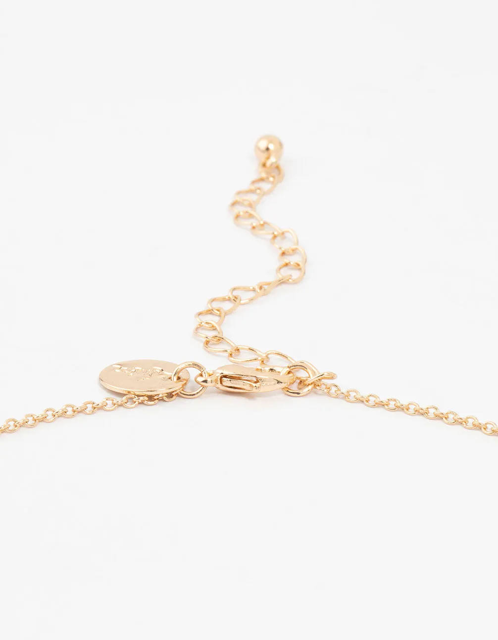 Gold Rosette Necklace and Stud Earrings Set sold by lovisa product image thumbnail 3