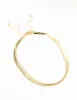 Gold Plated Herringbone Chain Necklaces 2-Pack sold by lovisa