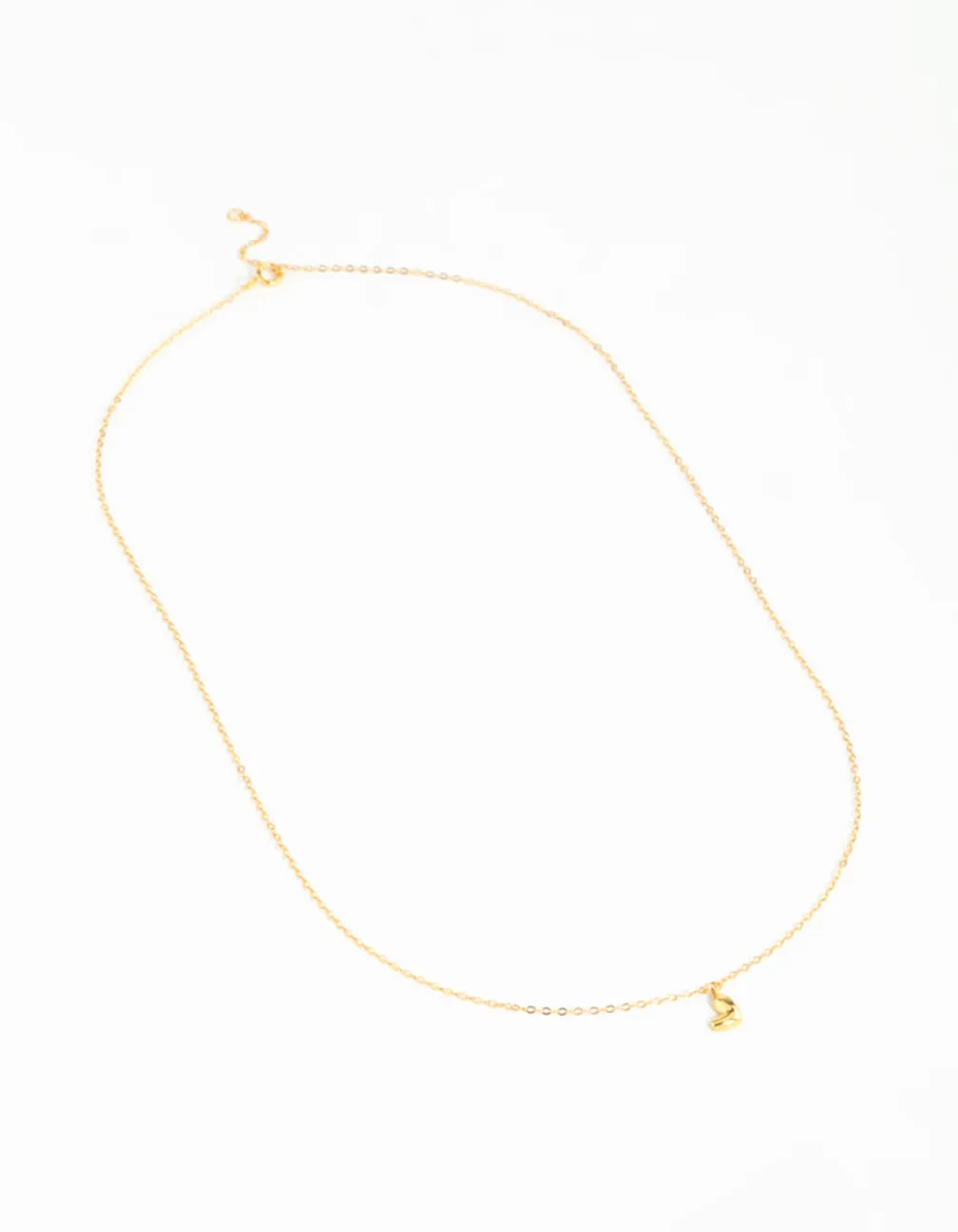 Gold Plated Sterling Silver Mini Heart Necklace sold by lovisa product image thumbnail 2
