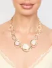Gold Chain Stone Necklace sold by lovisa