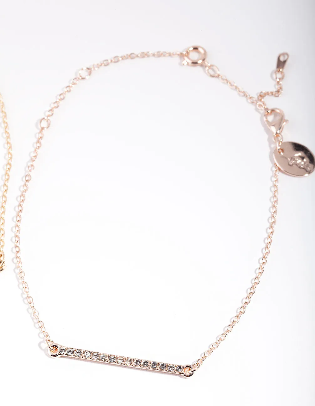 Mixed Metal Diamante Bar Bracelet Pack sold by lovisa product image thumbnail 3