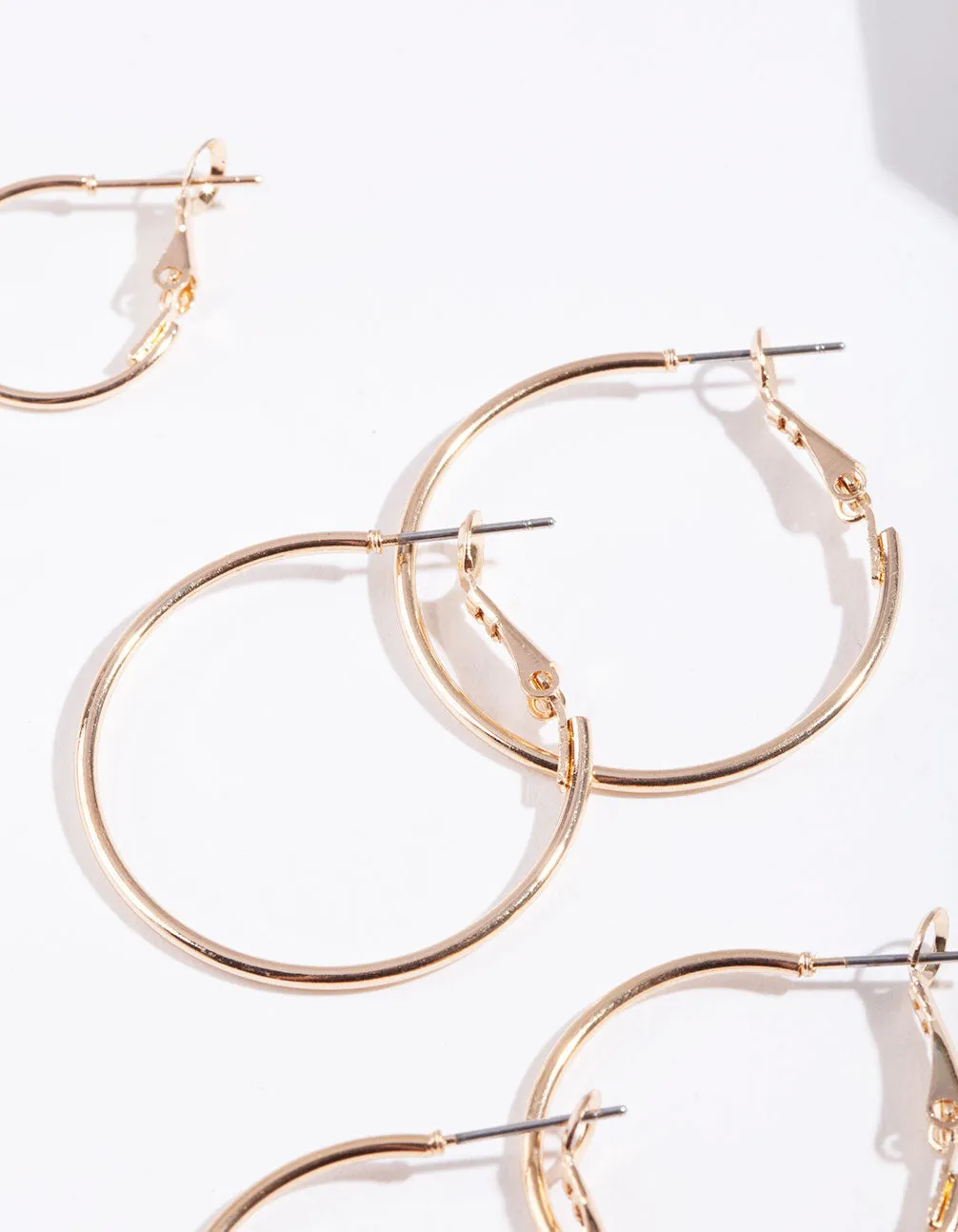 Gold Multi Size Hoop Earring Pack sold by lovisa product image thumbnail 2